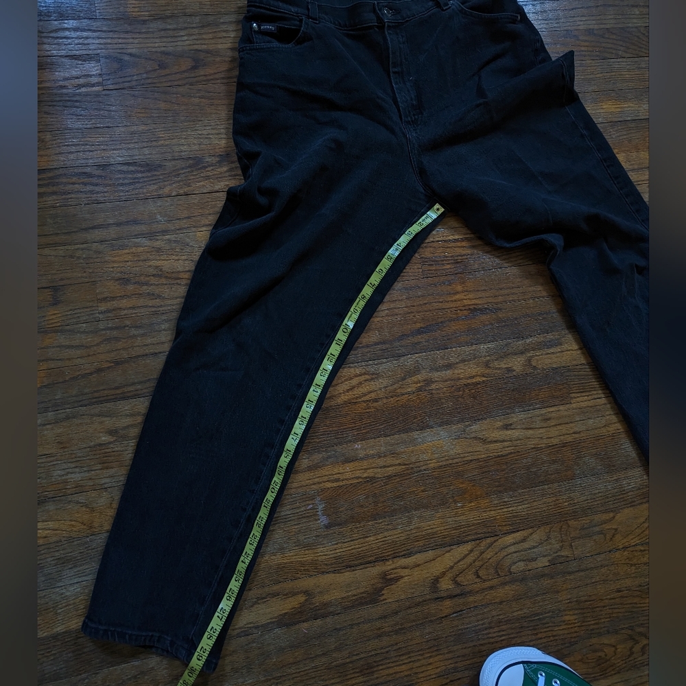 Vintage Riders by Lee Black Jeans size 16-18 - Picture 5 of 5